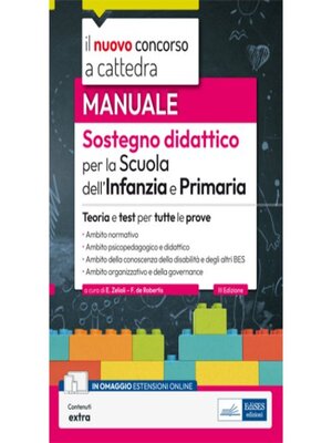 cover image of [EBOOK] Il nuovo concorso a cattedra-Manuale Sostegno didattico nella Scuola dell'Infanzia e Primaria